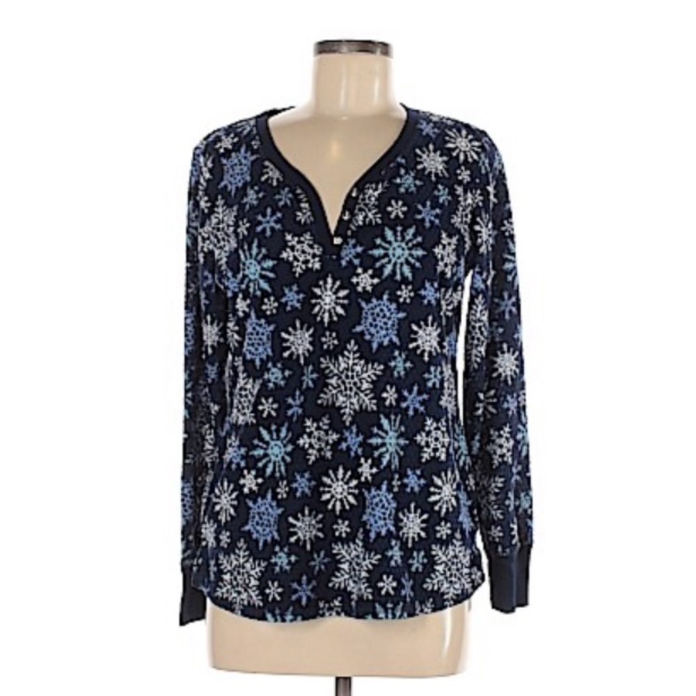 Comfy Nautical pajama/lounge top Size Medium